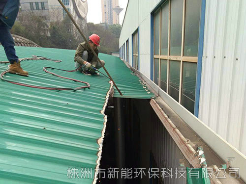 鋼構廠房拆除、回收 (2)